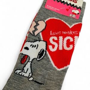 New Valentine Snoopy Novelty Socks
